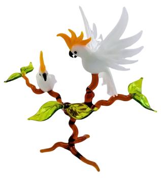 Preview: 2 Kakadus auf Ast, stehend